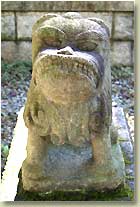 通洞鉱山神社の狛犬