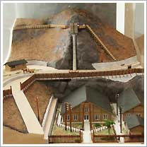 間藤水力発電所の模型