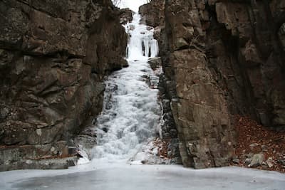 深沢の大滝（全景）（撮影日：2008/01/20）
