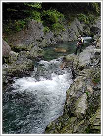 庚申川の釣り