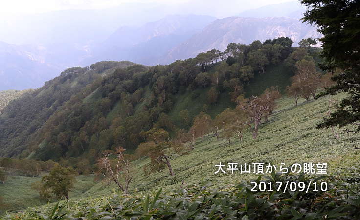 大平山頂からの眺望
