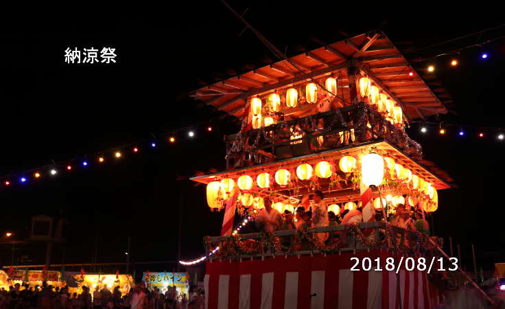 盆踊りのやぐら