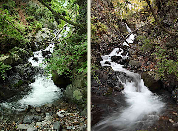 水ノ面沢の滝