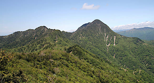 鋸山、皇海山