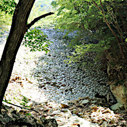 文象沢の砂防堰堤