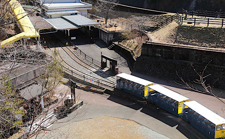 砂畑地区と通洞大橋