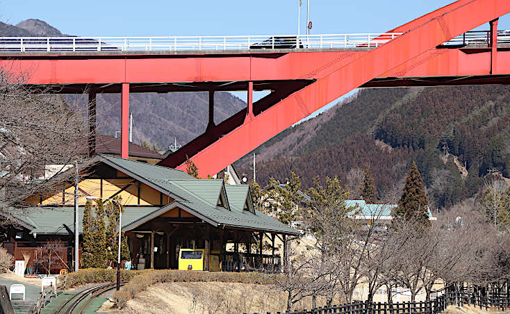 通洞大橋と足尾銅山観光