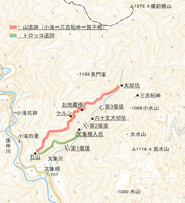 文象沢の地図500x550(原寸と同じ比)