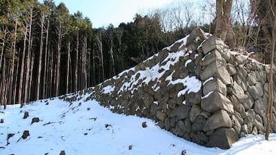 馬車鉄道石積み橋台跡（撮影日：2008/12/29）